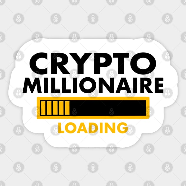 Crypto Millionaire Loading Sticker by SAN ART STUDIO 